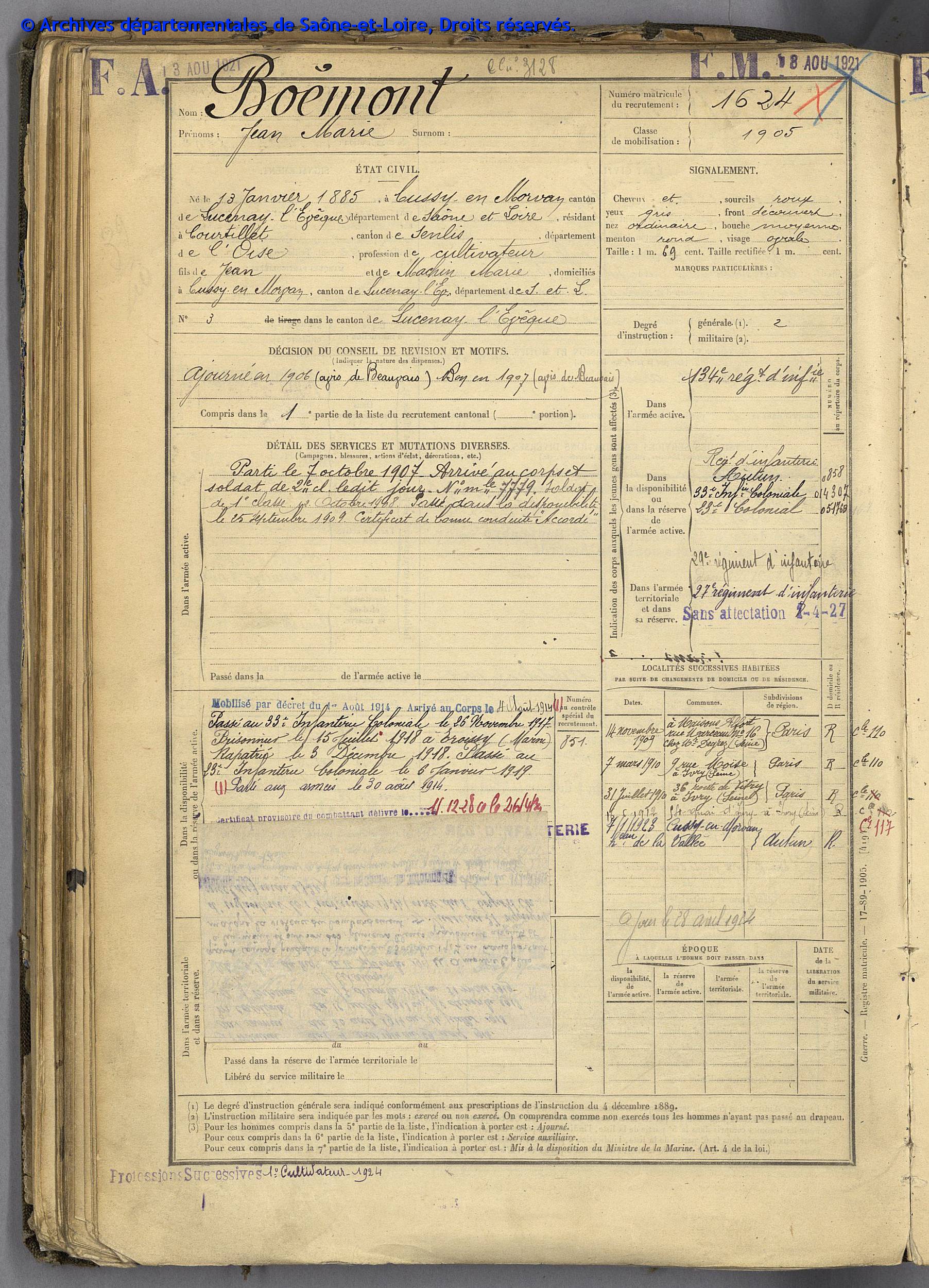 Registre Matricule Militaire Boemont Jean Marie 2.jpg
